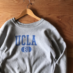 USA製 champion UCLA リバースウィーブ スウェット M 単色タグ 70s 80s ヴィンテージ 復刻 トレーナー カレッジ 古着 チャンピオン