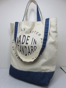 【中古品】 メイドインスタンダード made in standard 2WAYショルダートートバッグ キャンバス 〇YR-13697〇