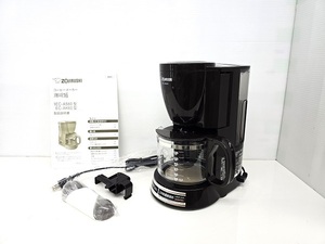 【中古未使用品】 象印 ZOJIRUSHI ドリップ式 コーヒーメーカー ダブル過熱 EC-AK60型 ダークブラウン 2021年製 ○YR-17372○