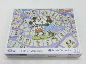 [ unopened goods ] Disney Mickey Mouse decoration is possible cloth. puzzle 500 piece film ob memory z0YR-124960