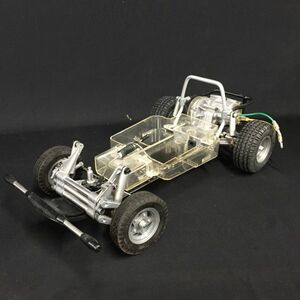 R532 【現状品 タミヤ RCレーシング 1/10 バギー チャンプ シャーシ、モーターのみ】/100