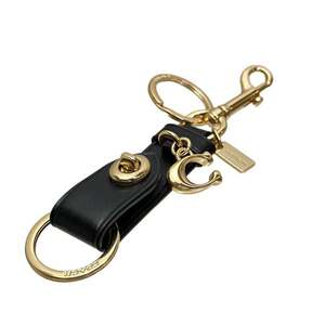 [ new goods ] Coach COACH key holder CR727-GDBLK lady's black 