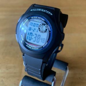 【新品・箱なし】カシオ CASIO スタンダード デジタル メンズ デュアルタイム 腕時計 F-200W-1AJF 国内正規 液晶