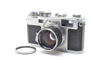美品 ニコン Nikon S3 レンジファインダー フィルムカメラ Nikkor S.C 50mm f/1.4 レンズ #6109
