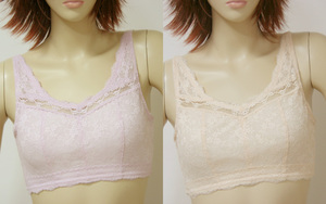  free shipping *2 color collection * bust neat * comfortable . attaching feeling * side height pattern * non wire * total race soft bra (D/75/ pink & beige )21968