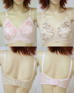  free shipping * super profit 2 color collection *.. put on comfortably *. origin kashu cool * non wire * ventilation * comfortable full cup bra bra (D/80/ pink & beige )47936