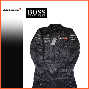 【非売品】マクラーレン・メルセデス 支給品シルク混紡・クルー用スーツ 52 HUGO BOSS 新品★ライコネン 