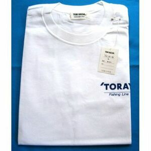 [釣具 半袖]　東レ　TORAY　Tシャツ　白　L　丸首　送料無料 ◆-16