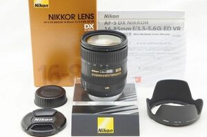 ☆極上美品☆ Nikon ニコン AF-S NIKKOR 16-85mm F3.5-5.6 G ED VR 元箱 付属品 ♯24052701