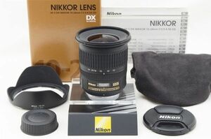 ☆極上美品☆ Nikon ニコン AF-S NIKKOR 10-24mm F3.5-4.5 G ED 元箱 付属品 ♯24053104