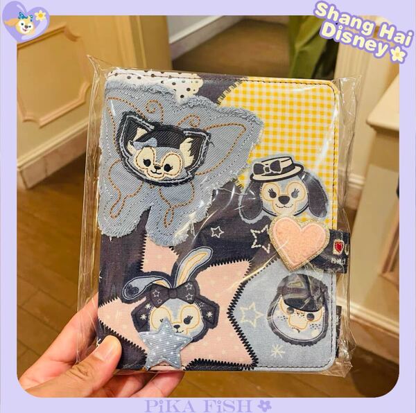 【最新☆正規品】ダッフィーフレンズ デニム 手帳 上海ディズニー