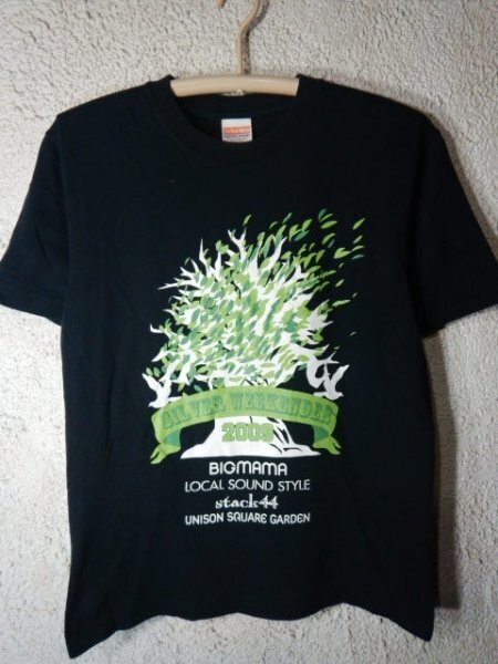 n9152 レア SILVER WEEKENDER 2009 BIGMAMA ビッグママ 半袖 tシャツ バンド ロック ライブ 人気 00s 送料格安