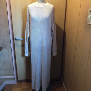 メッシュマキシ丈トップス