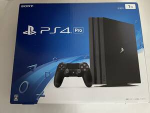 PlayStation4 Pro PlayStation 4 PS4Pro the first period . ending operation verification ending jet * black 1TB (CUH-7200BB01)