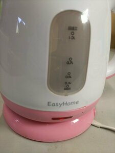 b88ih*1 jpy start *KOM KTK-300 EasyHome electric kettle pink junk #03Z2404