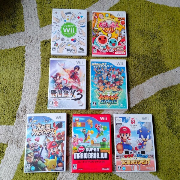 ☆超美品☆任天堂 Wiiソフト お好きなソフト3本セット『スーパーマリオブラザーズ＋大乱闘スマッシュブラザーズXなど』※即決 〜送料無料〜