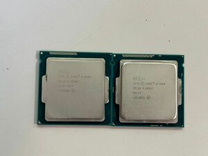 送料無料■CPU Intel Core i5 4440 + Core i5-4460 中古動作確認済み