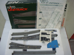 KATO UNITRACK 20-821 N2 Uni truck set series electric Point set N gauge used present condition junk 