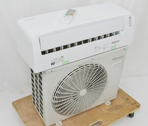 (820YAB 0603Y1)1円～ Hisense ハイセンスルームエアコン HA-S22EE1-W 2022年製 冷房・暖房兼用 分離型 空冷式 空調 家電