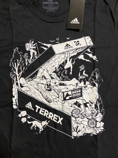 アディダス テレックス レディースTシャツ Mサイズブラック