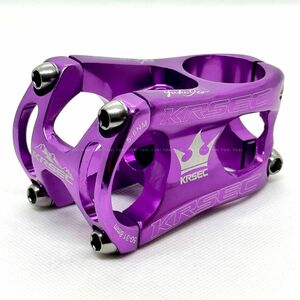 自転車 ステム 1-1/8インチ ショートステム カラー 紫 パープル