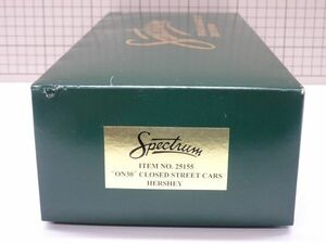 #k29【梱80】Spectrum スペクトラム バックマン CLOSED STREET CARS HERSHEY ON30ゲージ