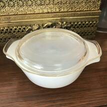 Fireking ファイヤーキング 蓋付きキャセロール 70’s アメリカンアンティーク食器 西海岸/ヴィンテージ antiqueパイレックスダイナー雑貨_画像5