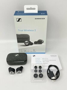 206【ジャンク品】 Sennheiser MOMENTUM True Wireless 2 M3IETW2 ゼンハイザー ブラック