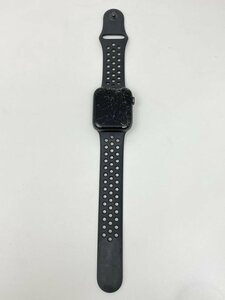 1156【ジャンク品】 Apple Watch Nike+ Series4 44mm　GPS スペースグレイアルミニウムケース Nikeスポーツバンド　バッテリー100％