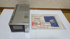 [ Showa era consumer electronics ] National color tv TH3-W3V ( electrification has confirmed, used storage goods )