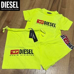 新品 未使用 タグ付き ★定価8,800円 DIESEL KID JUNIOR ディーゼル キッズ 110cm ロゴ セットアップ ルームウェア 25