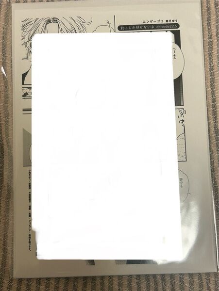 エンゲージ 3巻 南月ゆう ペーパー