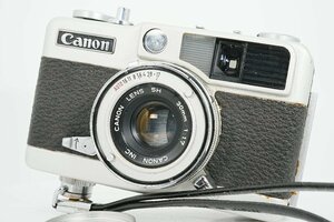 良品 Canon demi ee17 ハーフフレイム レンジファインダー コンパクトフィルムカメラ SH 30mm f1.7 広角 プライムレンズ 621407