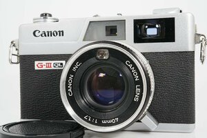 良品 Canon Canonet QL17 G-Ⅲ G3 40mm f1.7 レンジファインダー コンパクトフィルムカメラ 813327