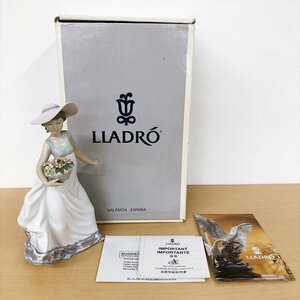 803*LLADRO リヤドロ 05790 春の花かご 陶器人形 置物 現状品