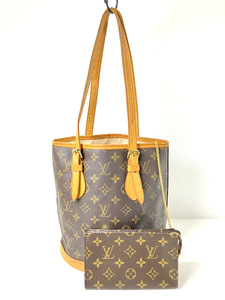 【★即決★】LOUIS VUITTON ルイヴィトン モノグラム プチバケット PM ポーチ付き 肩掛け ショルダーバッグ トートバッグ M42238 FL0071