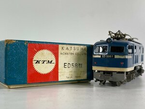5-90* HO gauge KTM ED58 type electric locomotive ka loading railroad model (asa)