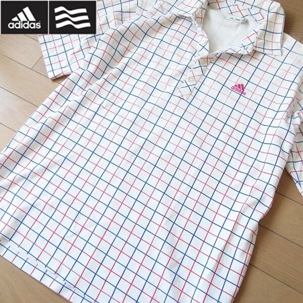 アディダスゴルフ O adidas メンズ 半袖ポロシャツ ホワイト