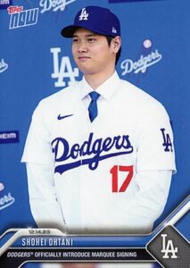 ［即決］Topps Now 大谷翔平 2023 ドジャース入団記者会見 24時間限定販売カード 2023年12月14日 OS-23