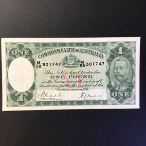 World Paper Money AUSTRALIA 1 Pound【1933-38】