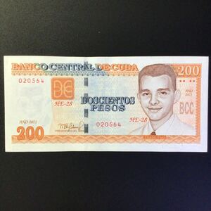 World Paper Money CUBA 200 Pesos[2021]
