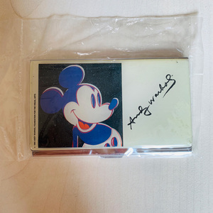 ディズニー/ACME STUDIOS “アンディ・ウォーホル/ミッキーマウス・カードケース” ビンテージ　未開封 #294