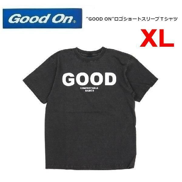 Good On グッドオン ロゴショートスリーブＴシャツ P-ブラック XL　OLSS-541P