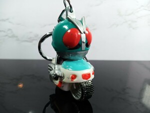  Kamen Rider 1 номер & Cyclone номер фигурка брелок для ключа Bandai /1996/yutaka производства / подлинная вещь / восток .