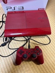 PS3 本体 セット 250GB ガーネットレッド SONY PlayStation3 CECH-4000B GA 初期化済 未検品ジャンク