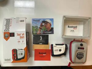 Bushnell ピンシーカー ツアー V4 シフト ジョルト レーザー距離計 ホワイト ブッシュネル