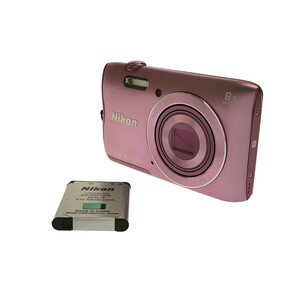 【動作美品】Nikon COOLPIX A300 ピンク 2005万画素 光学8倍ズーム Wi-Fi対応 手ブレ補正 ニコン クールピクス デジカメ コンデジ C4058