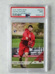 [PSA9]2018 Topps Now Road to Opening Day Rookie Card #OD167 Shohei Ohtani large . sho flat rookie card 