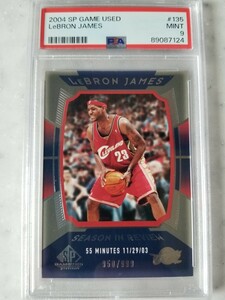 【PSA9】 2004 SP Game Used #135 950/999 Lebron James レブロン・ジェームズ 999枚限定