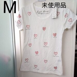 レディース Tシャツ ハート M 新品未使用